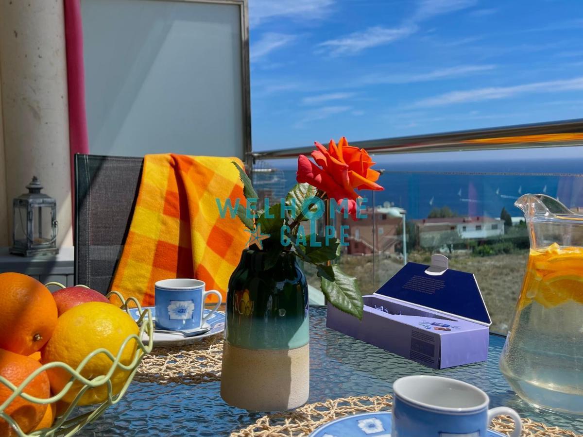 Lima Con Piscina Y Vista Al Mar Apartman Calpe Kültér fotó