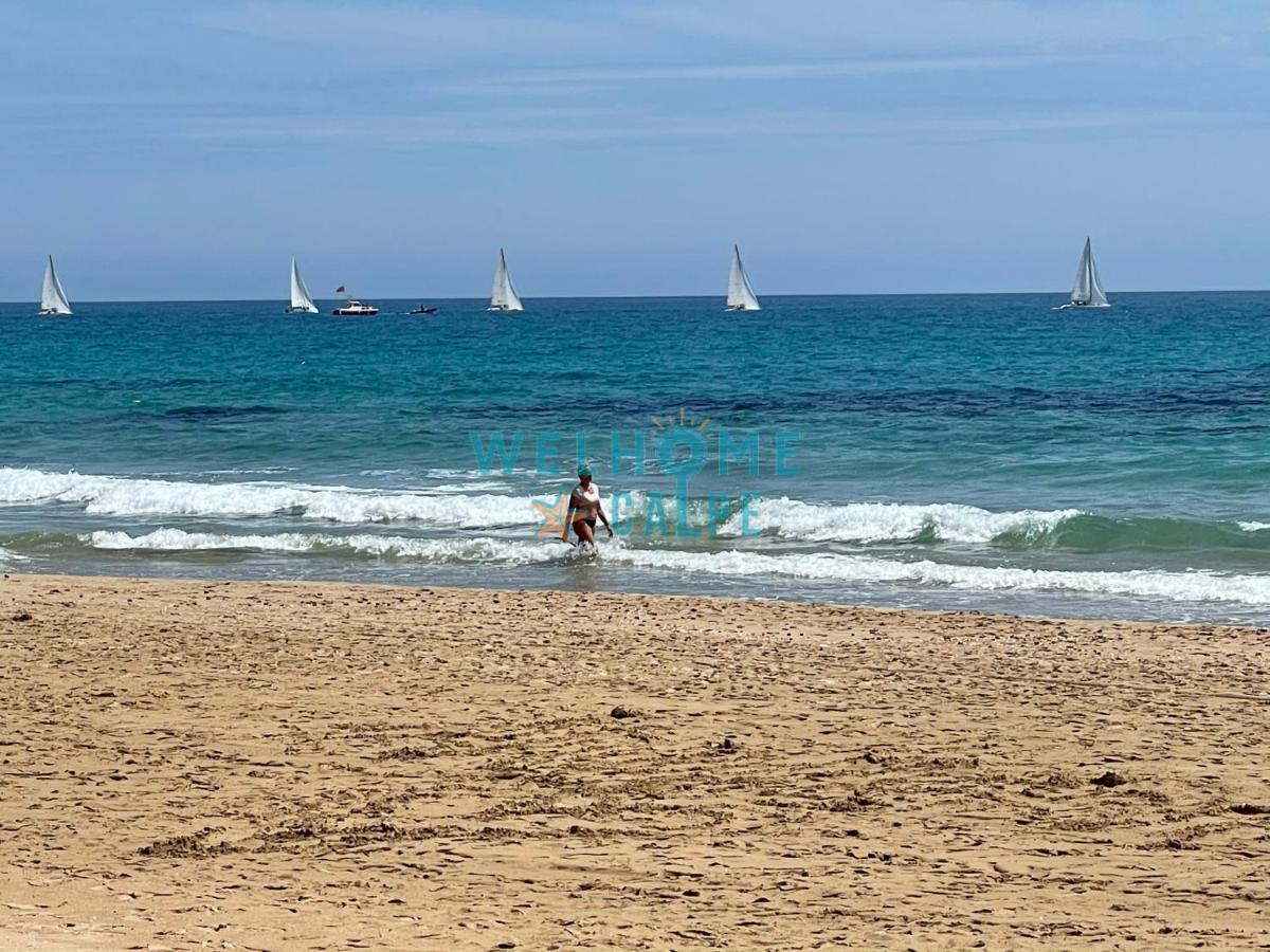 Lima Con Piscina Y Vista Al Mar Apartman Calpe Kültér fotó